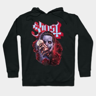 Ghost vinaged red Hoodie